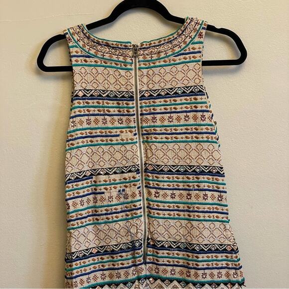Lucky Brand S bohemian sequin mini dress heavyweight - Picture 6 of 8